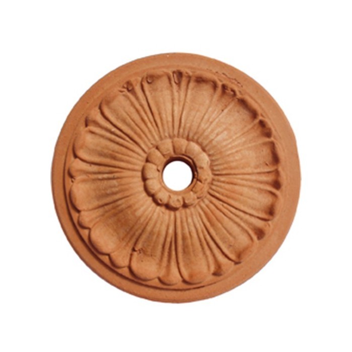 Rosone per fontana in terracotta