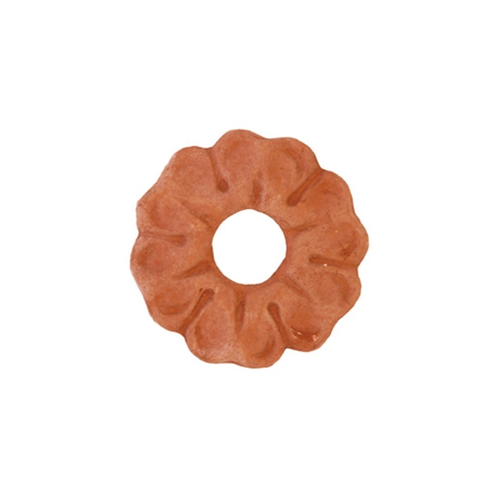 Rosetta piccola in terracotta