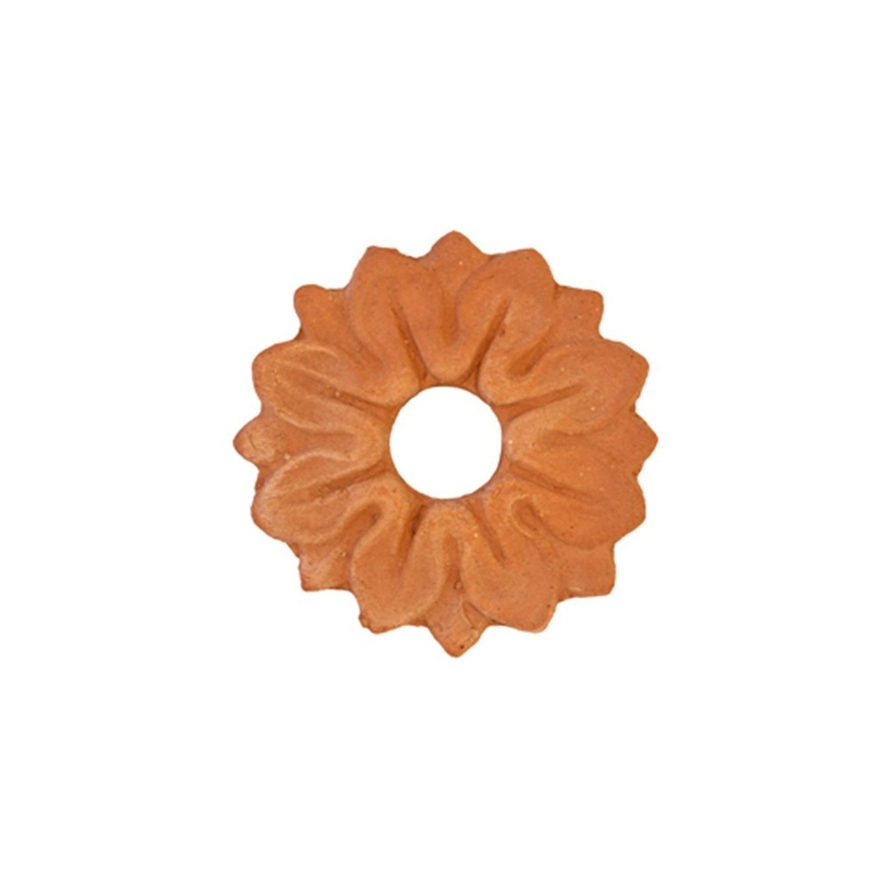 Rosetta piccola in terracotta