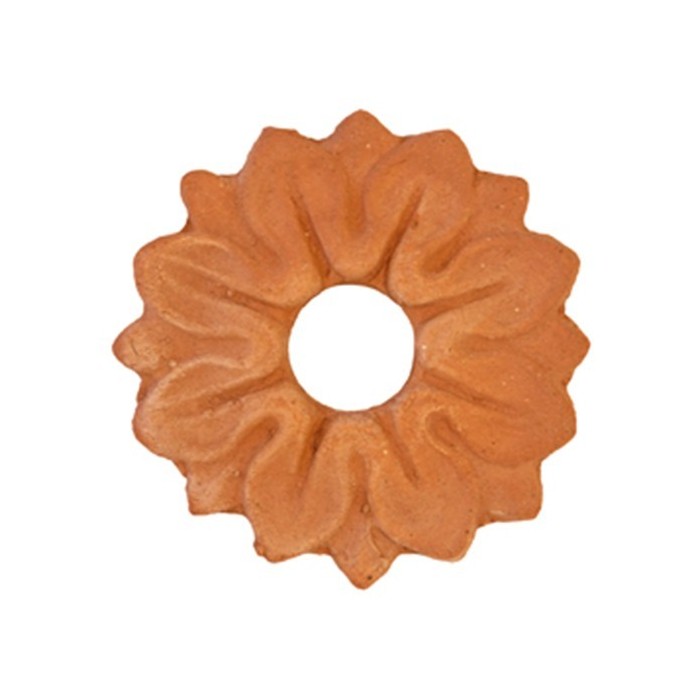 Rosetta piccola in terracotta