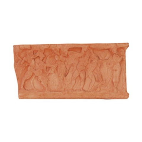 Pannello pompeiano in terracotta