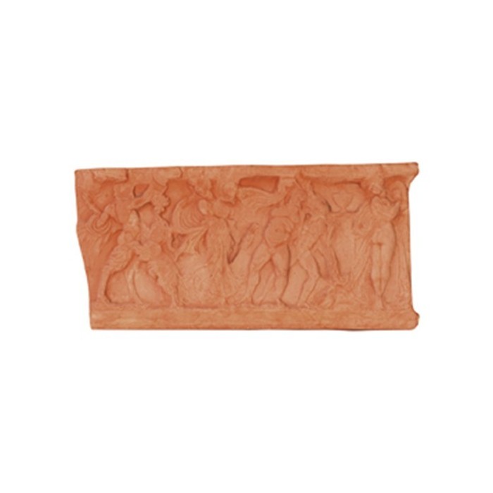 Pannello pompeiano in terracotta