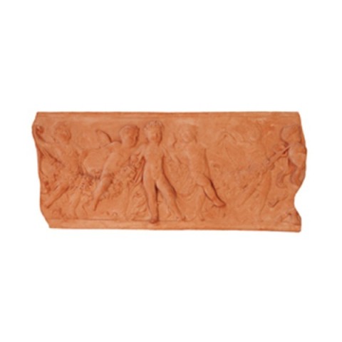 Pannello amorini danzanti in terracotta | Terrecotte Cestenoli