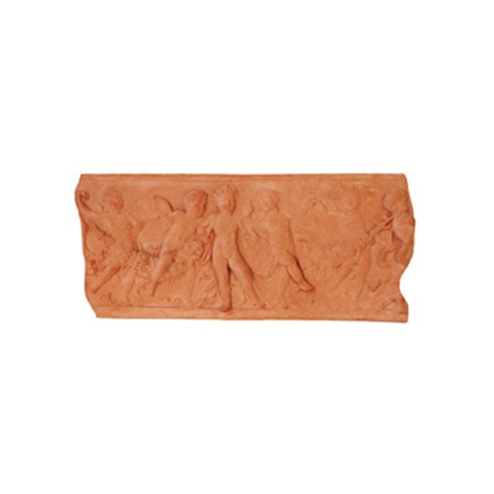 Pannello amorini danzanti in terracotta | Terrecotte Cestenoli