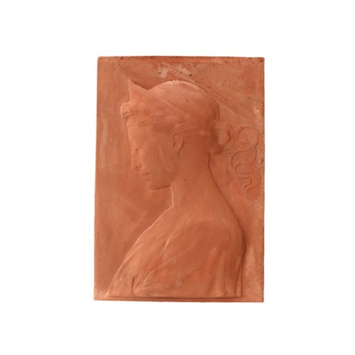 Pannello nobildonna del 500 in terracotta | Terrecotte Cestenoli