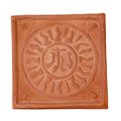 Mattonella IHS in terracotta | Terrecotte Cestenoli