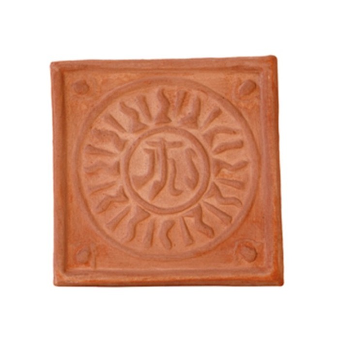 Mattonella IHS in terracotta | Terrecotte Cestenoli