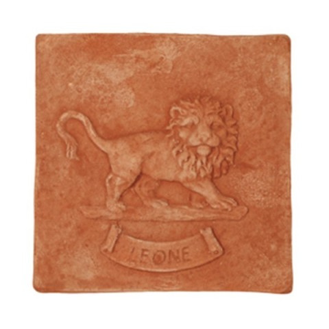 Pannello Segno Zodiacale Leone in Terracotta | Terrecotte Cestenoli