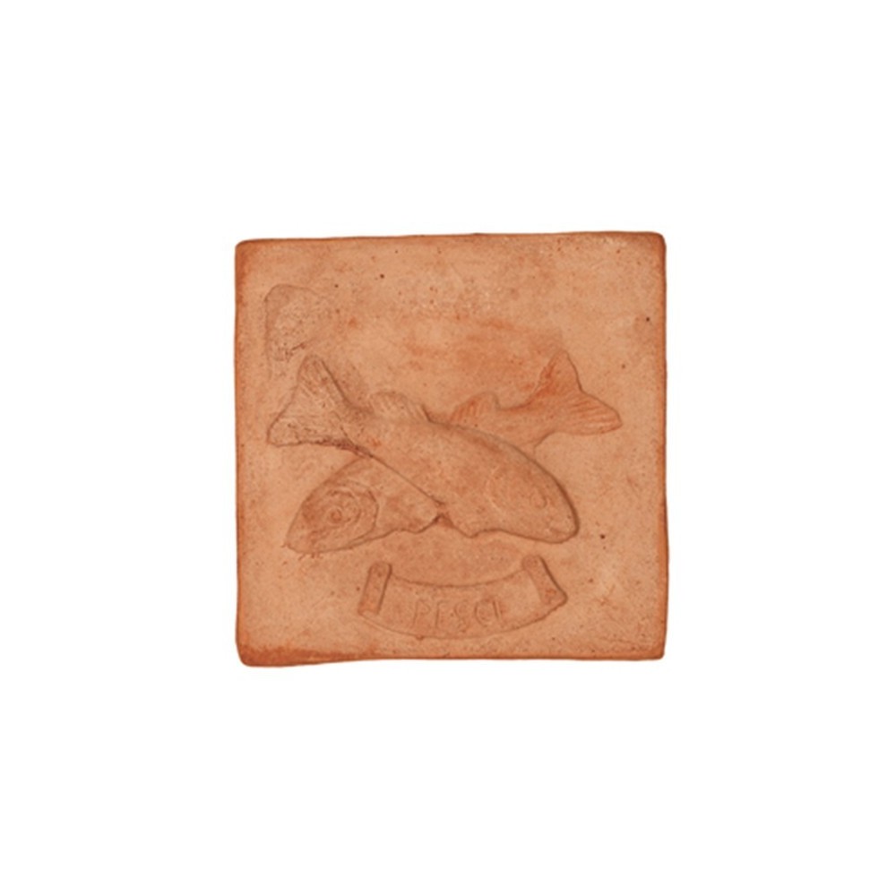 Pannello segno zodiacale Pesci in terracotta | Terrecotte Cestenoli