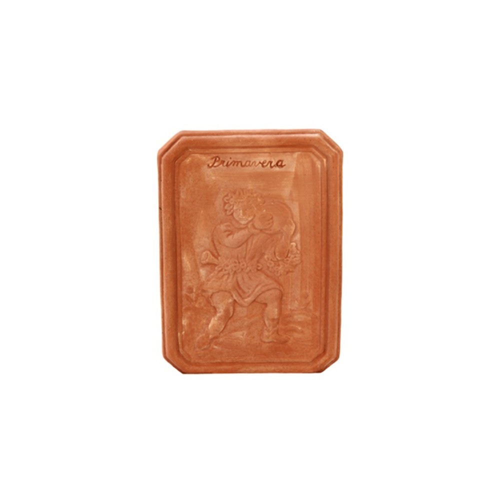 Pannello Primavera in terracotta