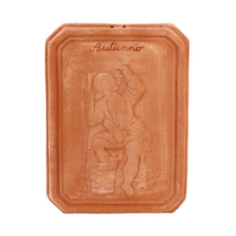 Pannello Autunno in terracotta