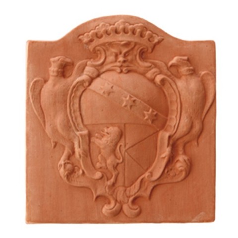 Stemma Ginori in terracotta