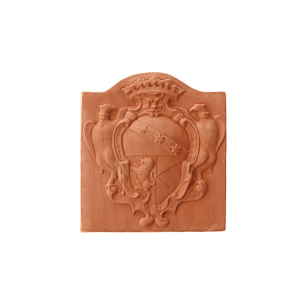Stemma Ginori in terracotta