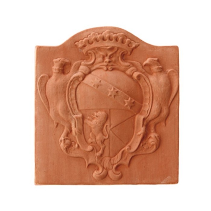 Stemma Ginori in terracotta