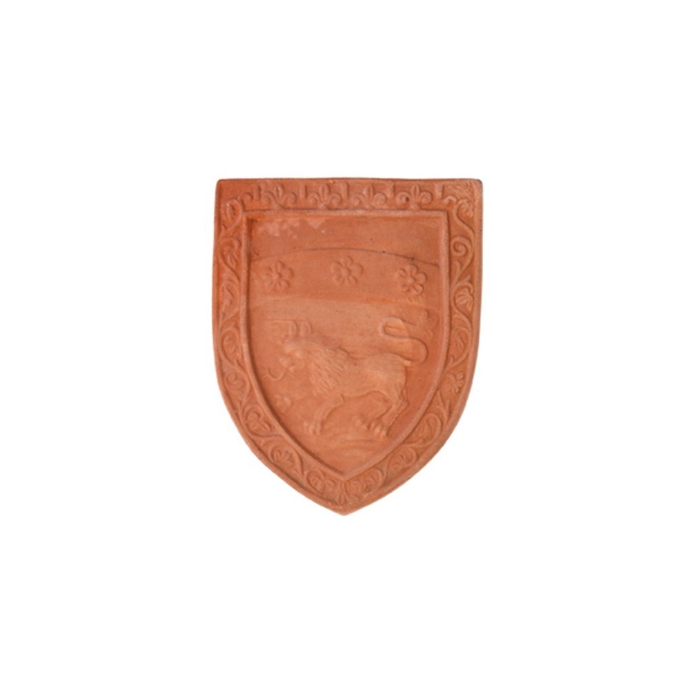Stemma con grifone in terracotta