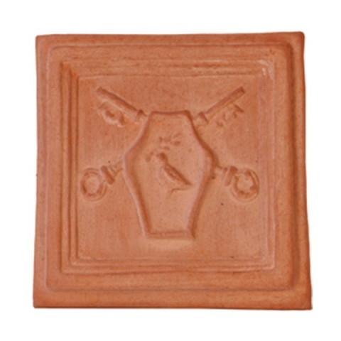 Mattonella con chiavi in terracotta | Terrecotte Cestenoli
