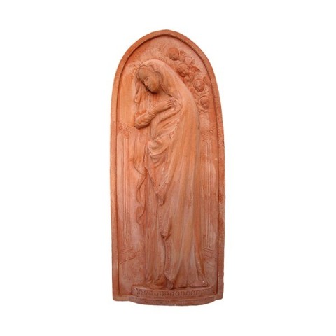Madonna con angeli in terracotta