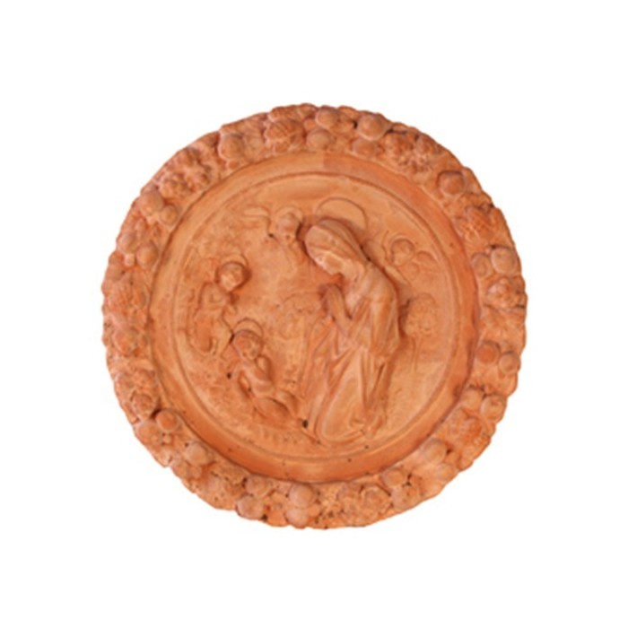 Madonna di Robbiana in terracotta