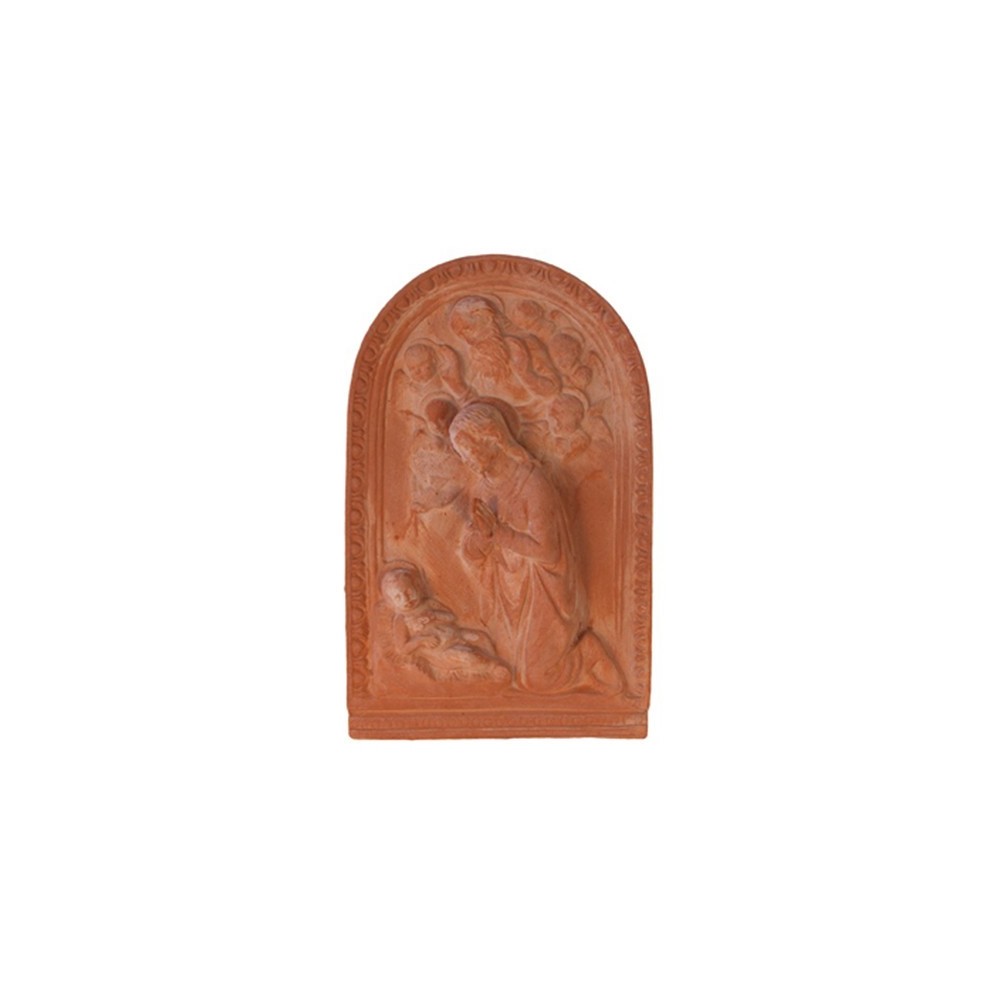 L'adorazione di Luca dela Robbia in terracotta