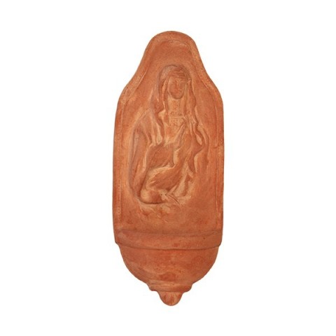 Acquasantiera in terracotta