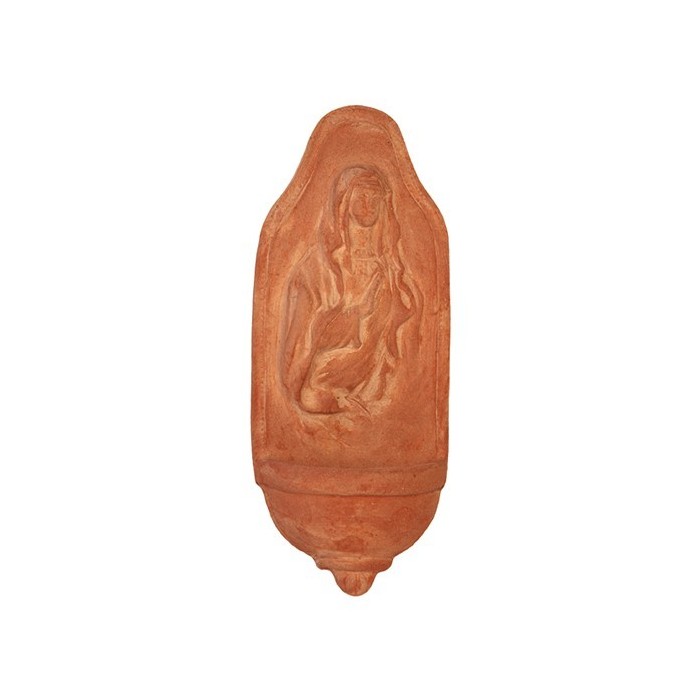 Acquasantiera in terracotta