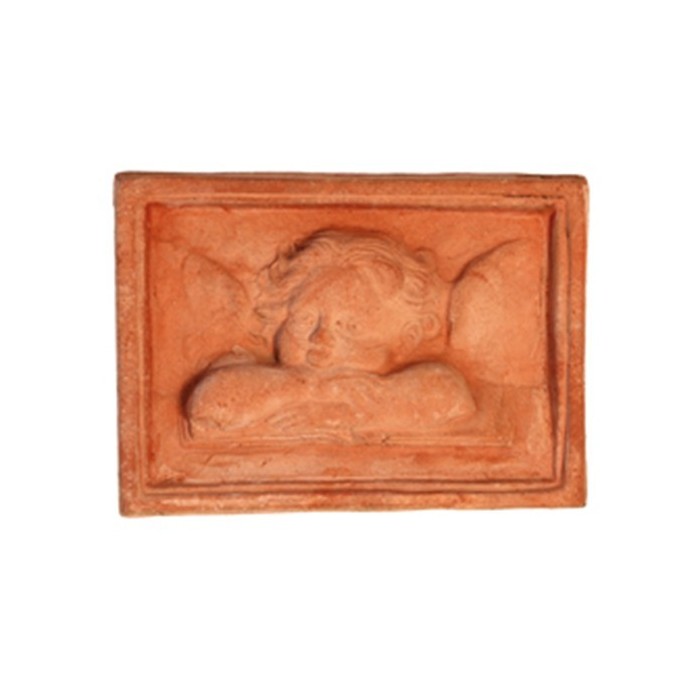 Pannello angelo in terracotta