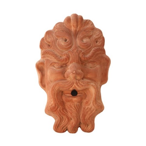 Maschera in terracotta