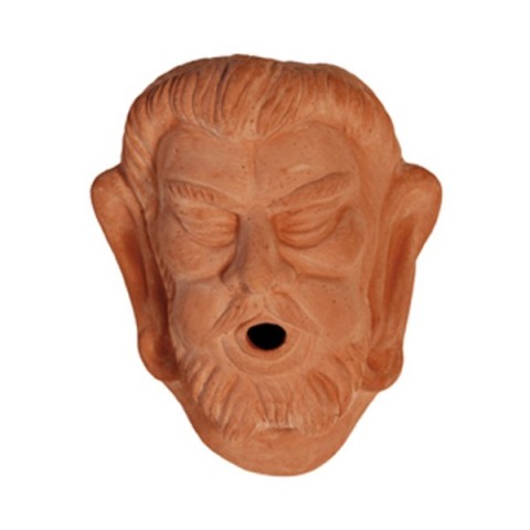 Maschera in terracotta