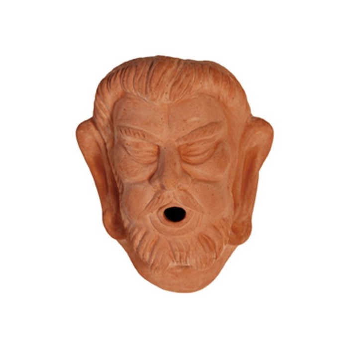 Maschera in terracotta