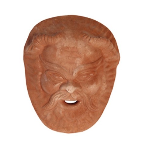 Maschera in terracotta