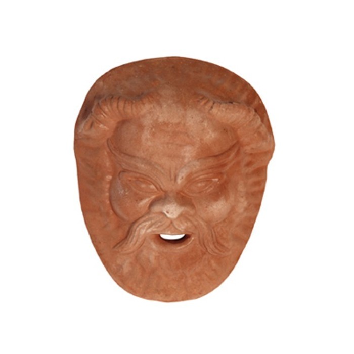 Maschera in terracotta