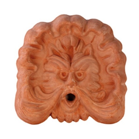 Maschera in terracotta