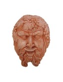 Maschera Bacco in Terracotta | Terrecotte Cestenoli