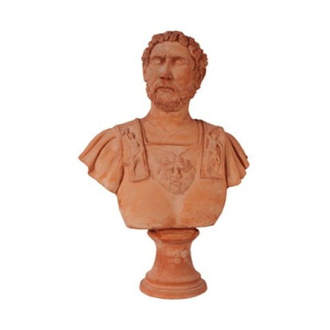 Busto Adriano in terracotta |Terrecotte Cestenoli