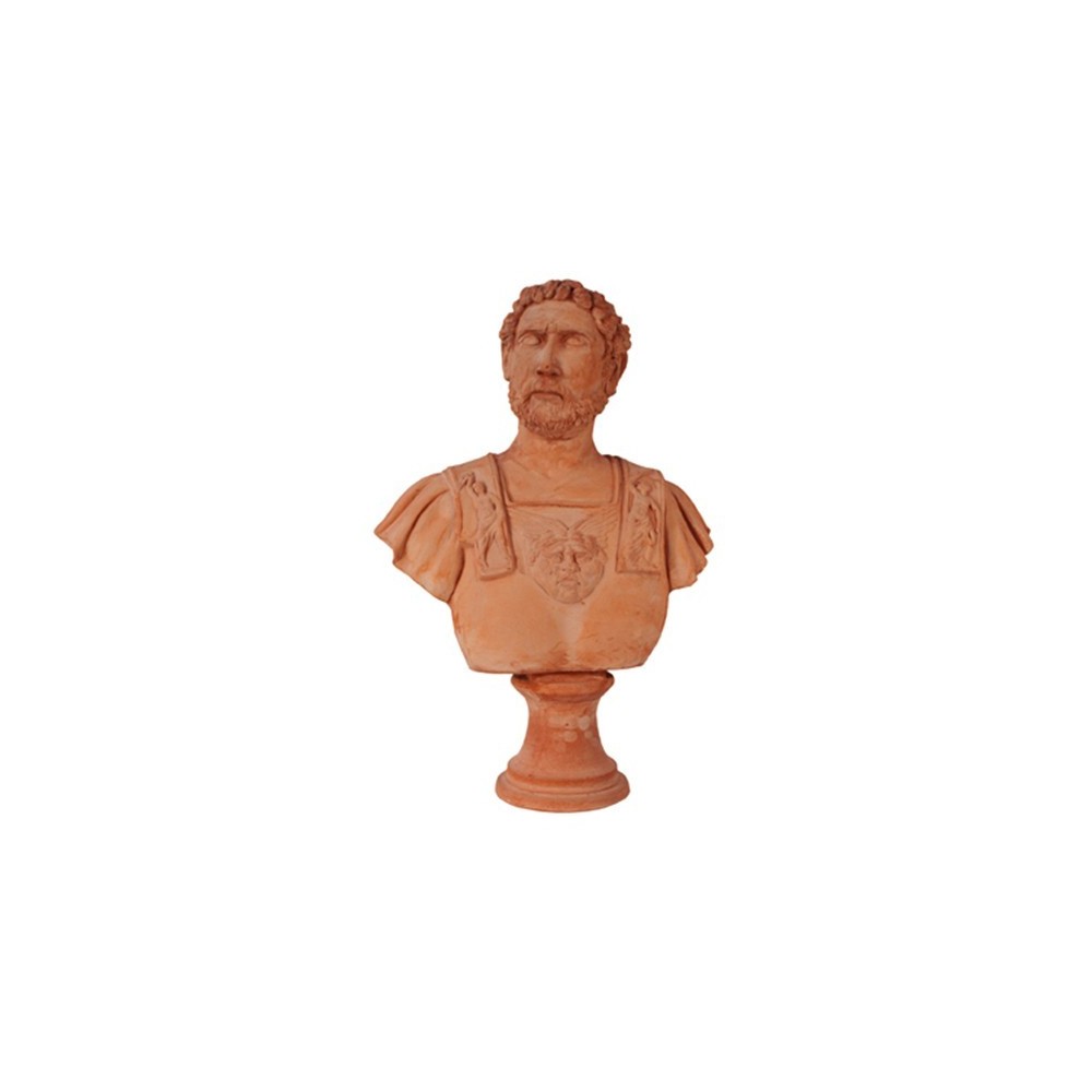 Busto Adriano in terracotta |Terrecotte Cestenoli