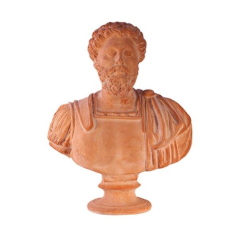Busto Marco Aurelio in terracotta | Terrecotte Cestenoli