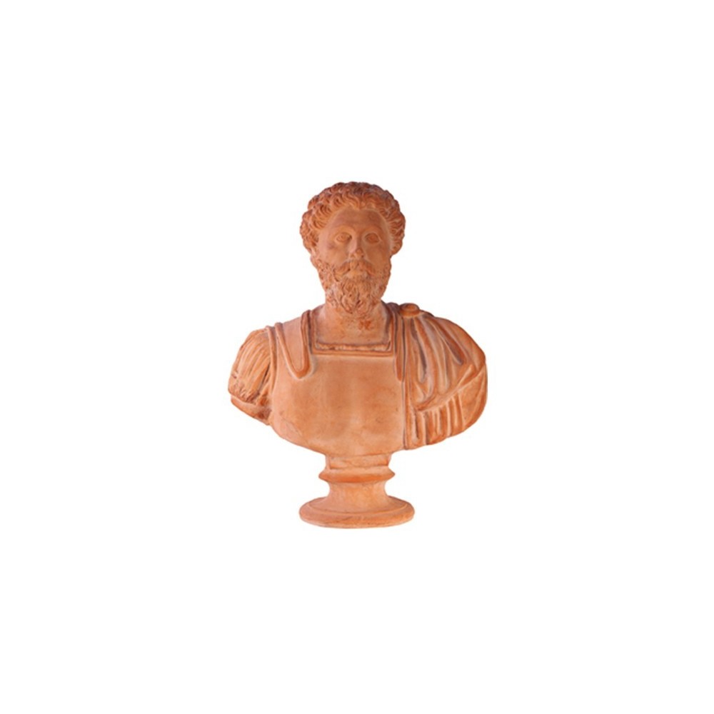 Busto Marco Aurelio in terracotta | Terrecotte Cestenoli
