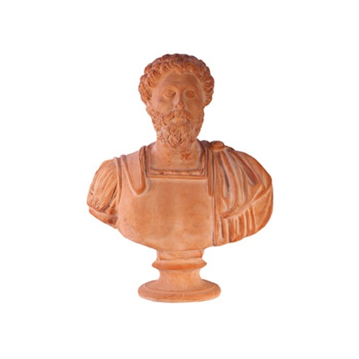 Busto Marco Aurelio in terracotta | Terrecotte Cestenoli
