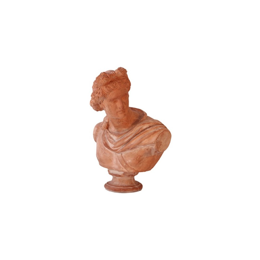 Busto Dioniso grande in terracotta | Terrecotte Cestenoli