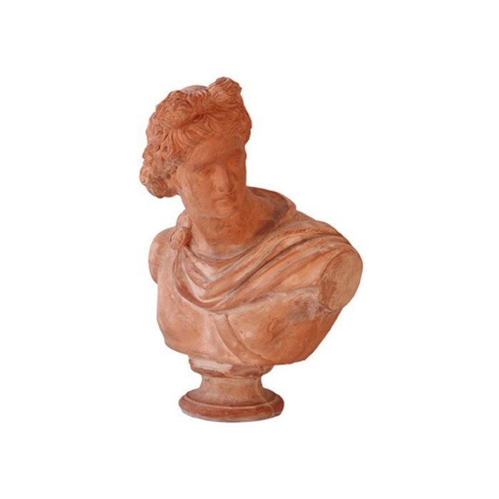 Busto Dioniso grande in terracotta | Terrecotte Cestenoli