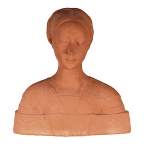 Busto Duchessa D'aragona in terracotta