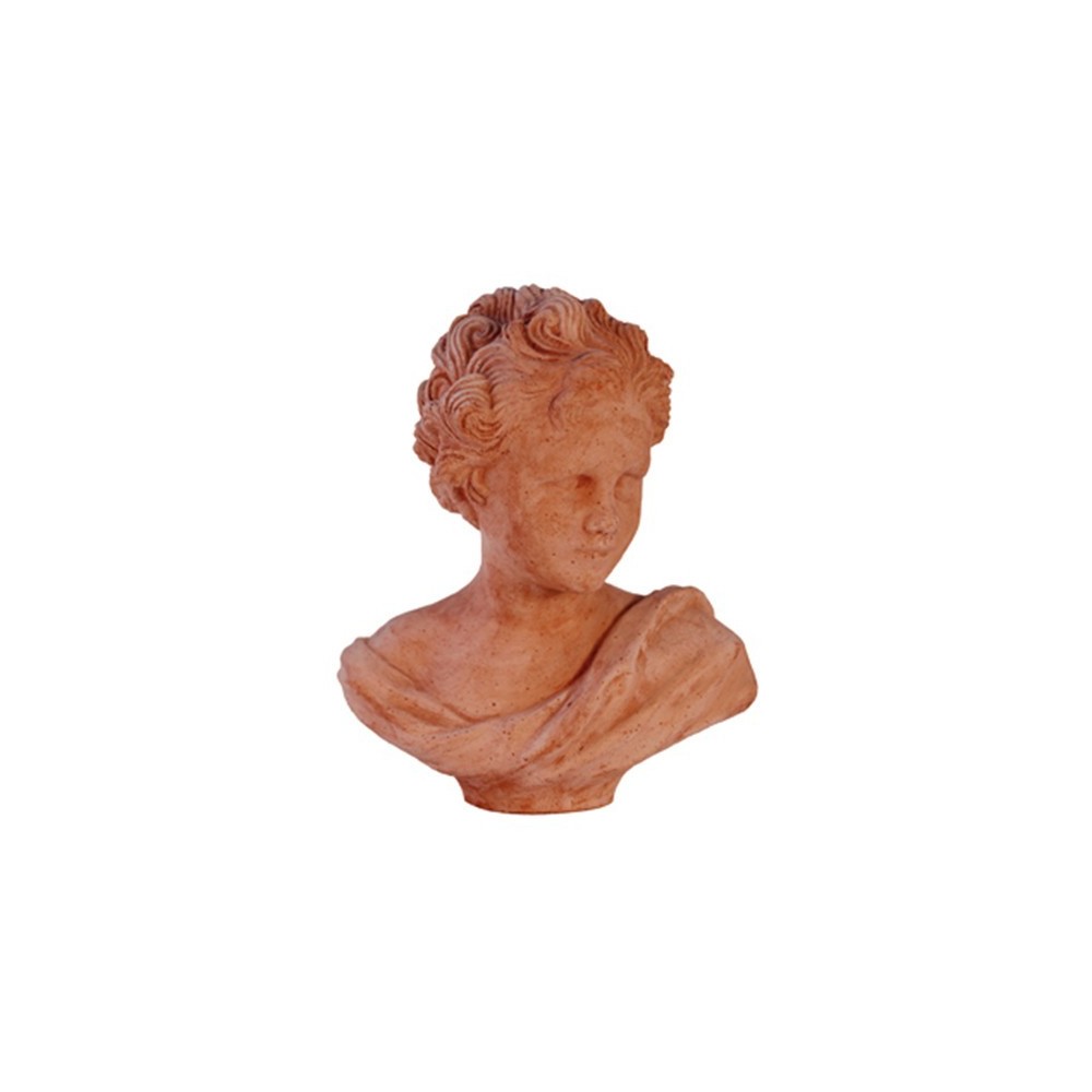 Busto bimbo in terracotta
