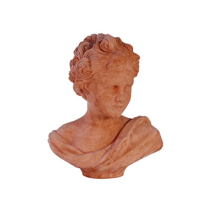 Busto bimbo in terracotta