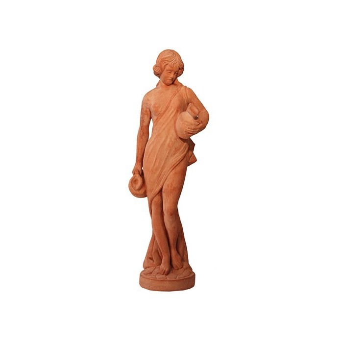 Statua Acquaiola in terracotta