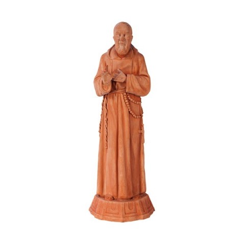 Statua Padre Pio in Terracotta | Terrecotte Cestenoli