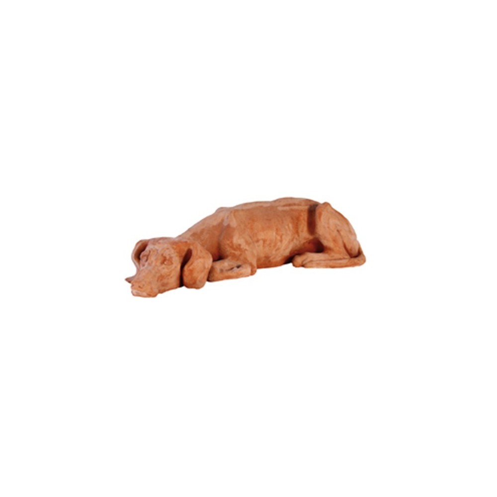 Cane sdraiato in terracotta | Terrecotte Cestenoli