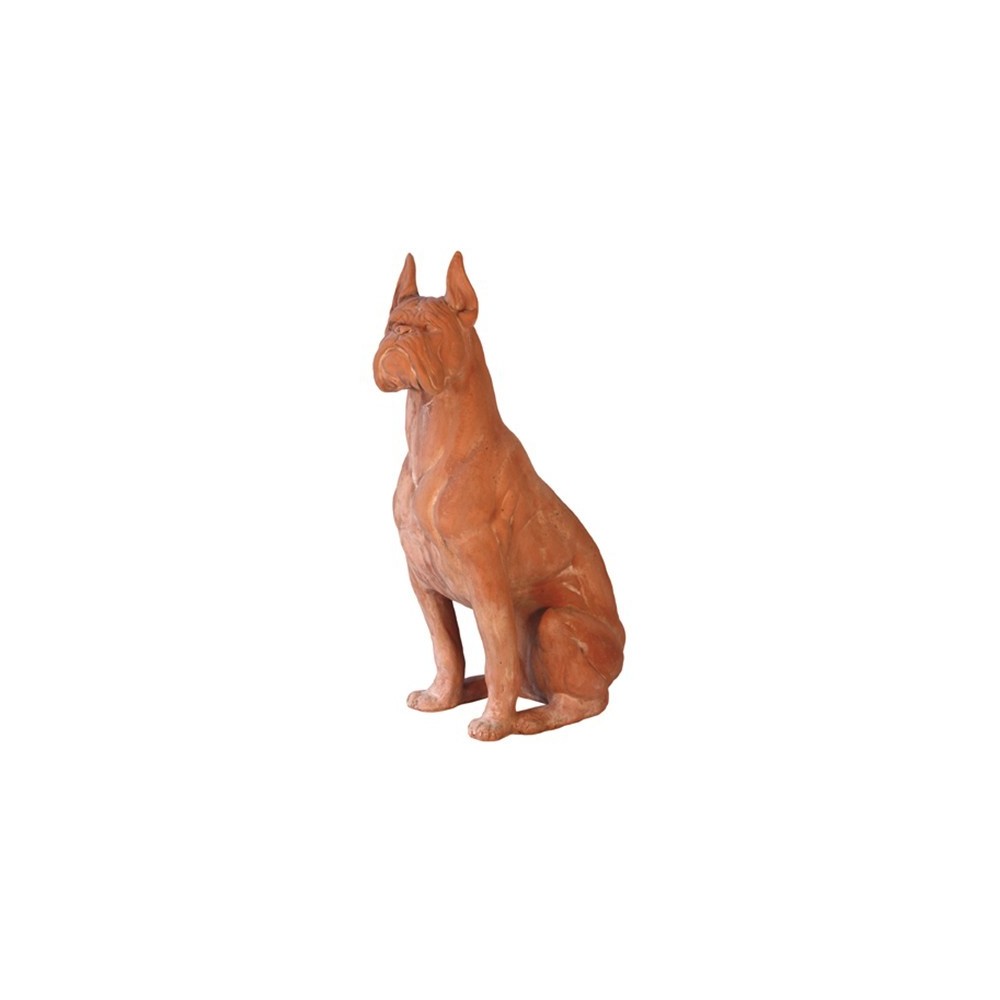 Boxer in terracotta