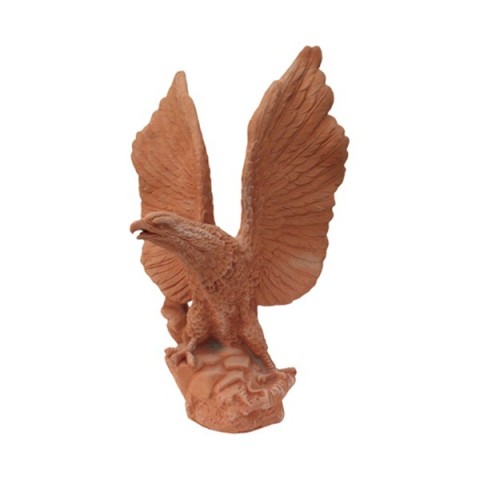 Aquila grande in terracotta