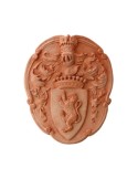 Terracotta Lion Crest