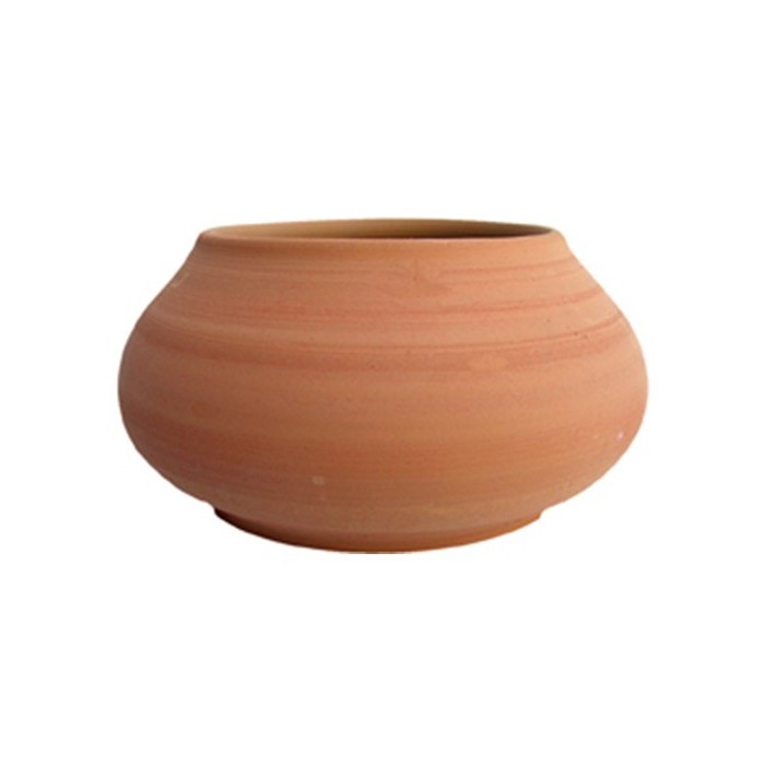 Mangiatoia chiusa a tornio in terracotta